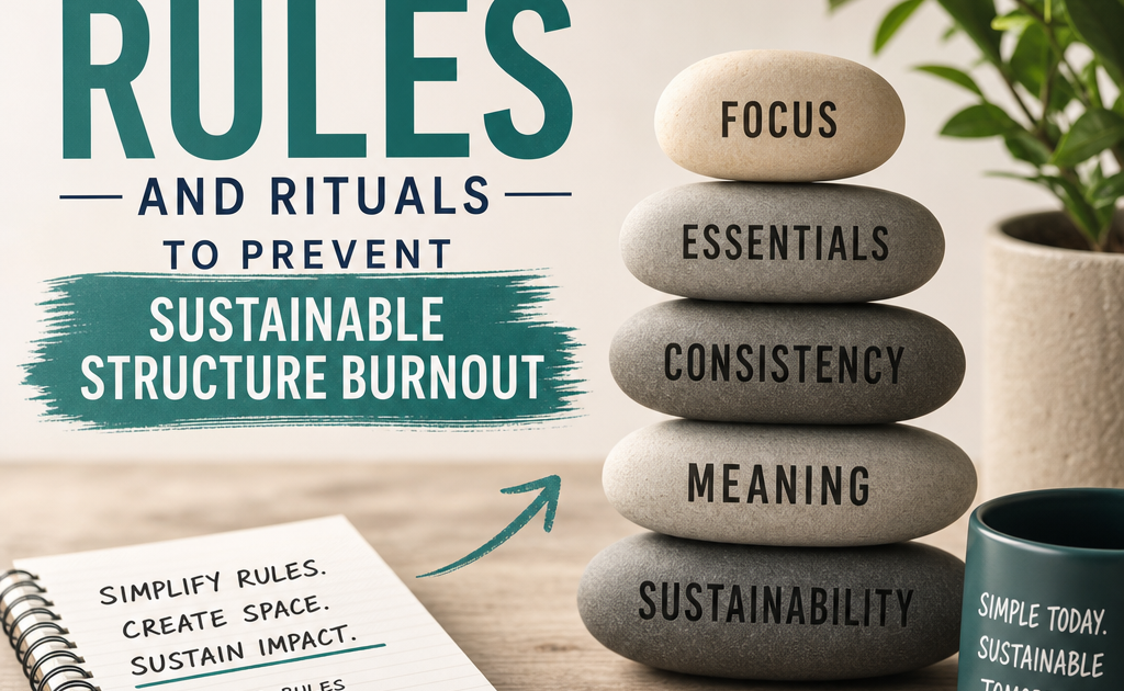 Simplified Rules for Sustainable Structure